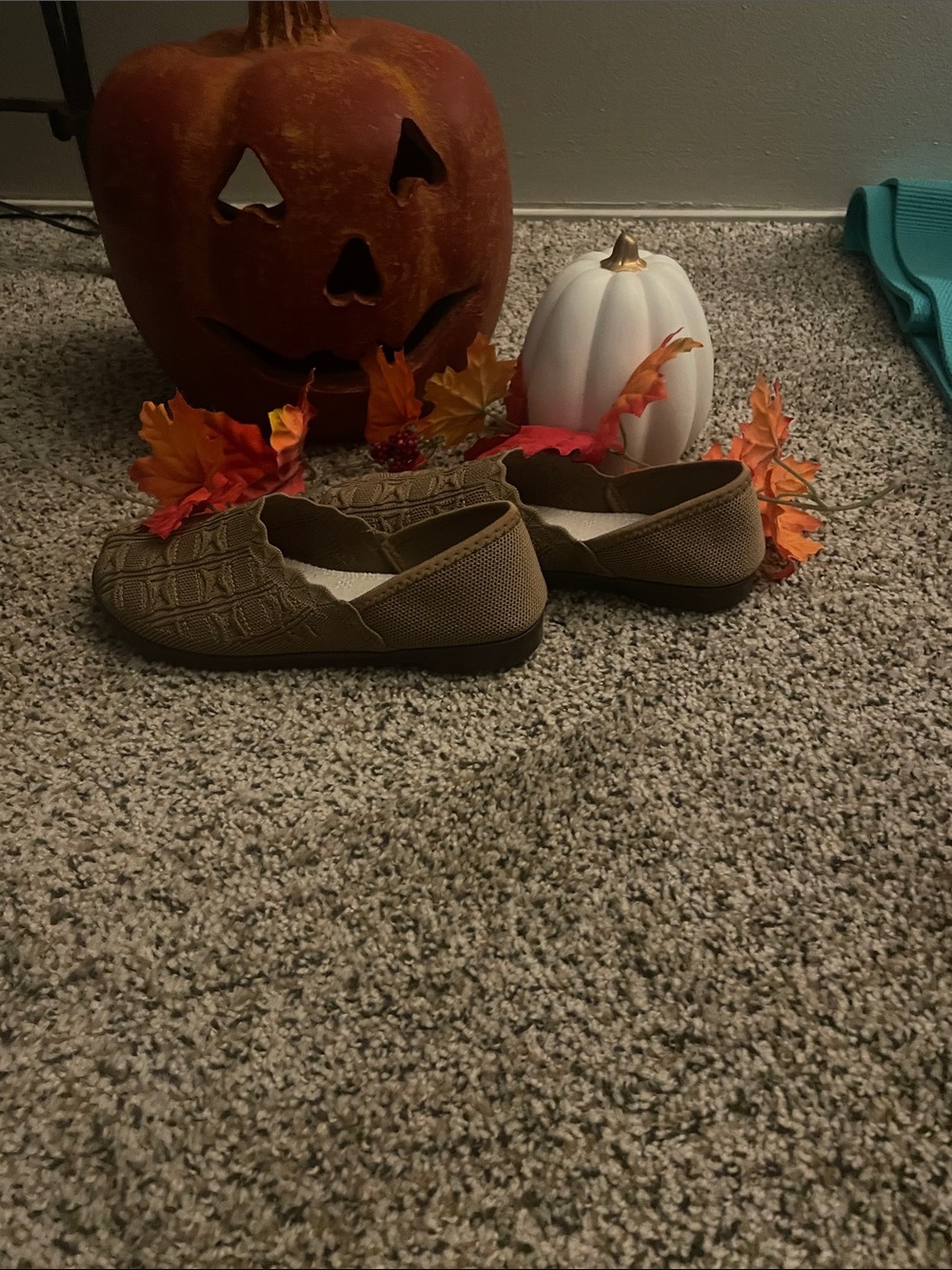 Kids Slip-On Casual Shoes in Brown